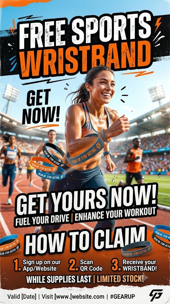Free Sports Wristband