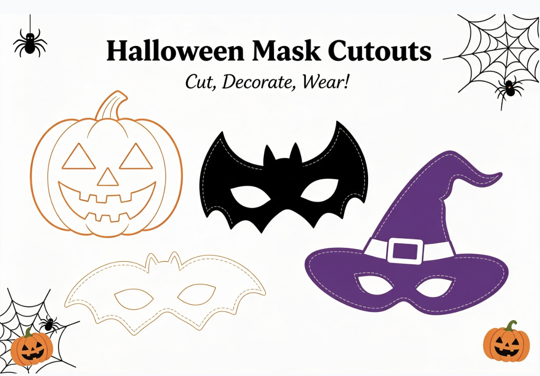 Free Halloween Mask Template