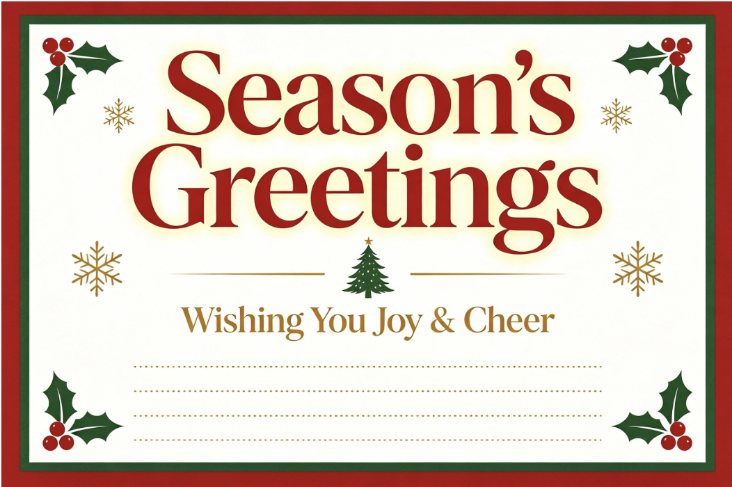 Free Holiday Greeting Card