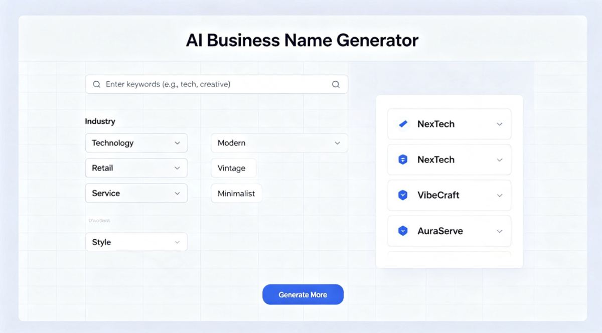 Free Business Name Generator