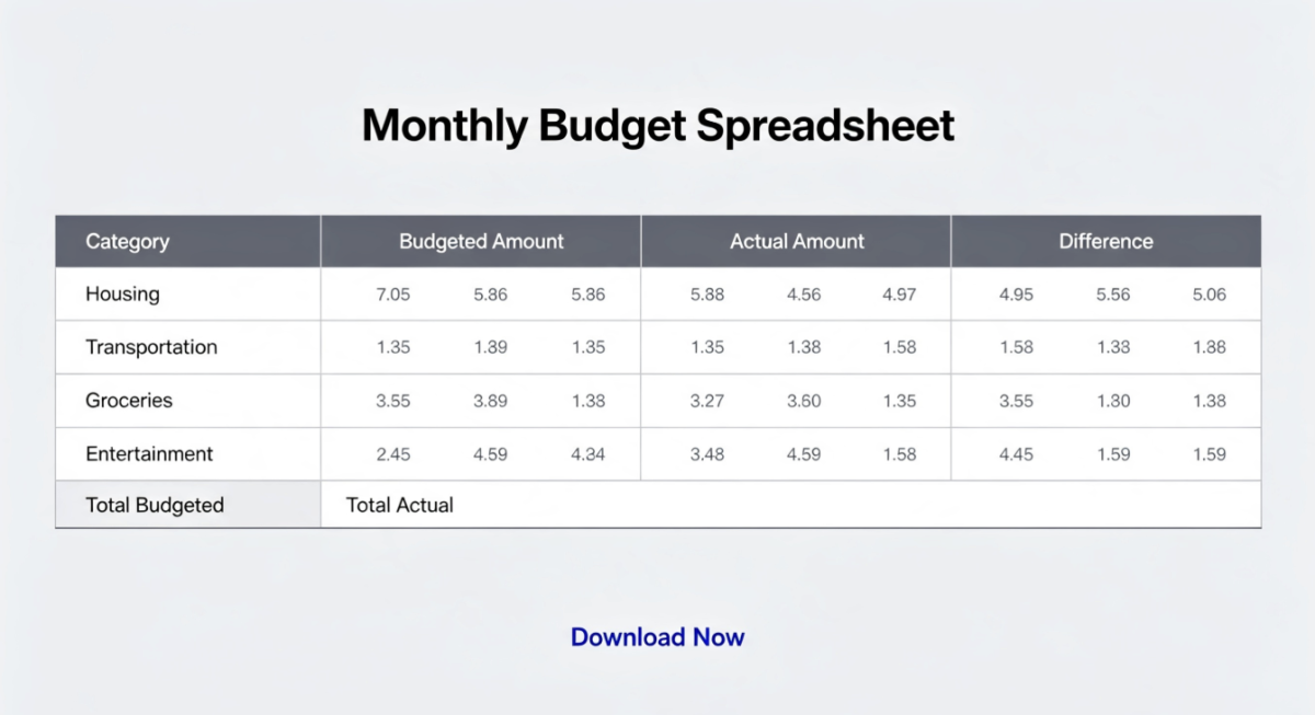 Free Budget Template