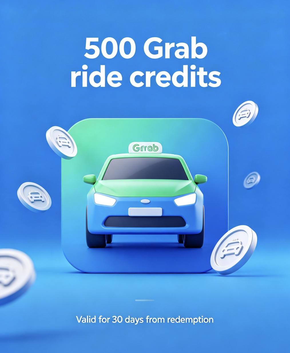 ₱500 Grab Travel Credit