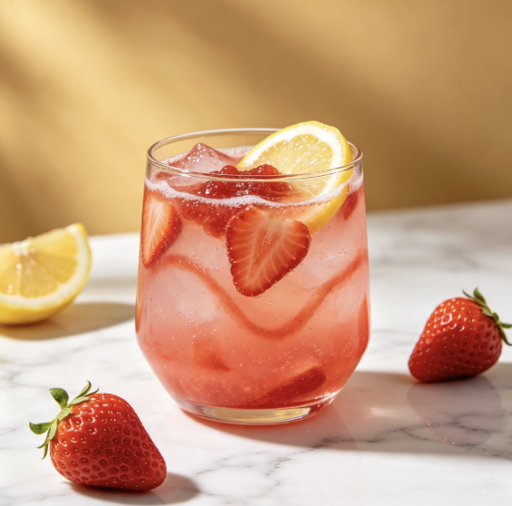 Strawberry Marmalade Lemonade (Short)