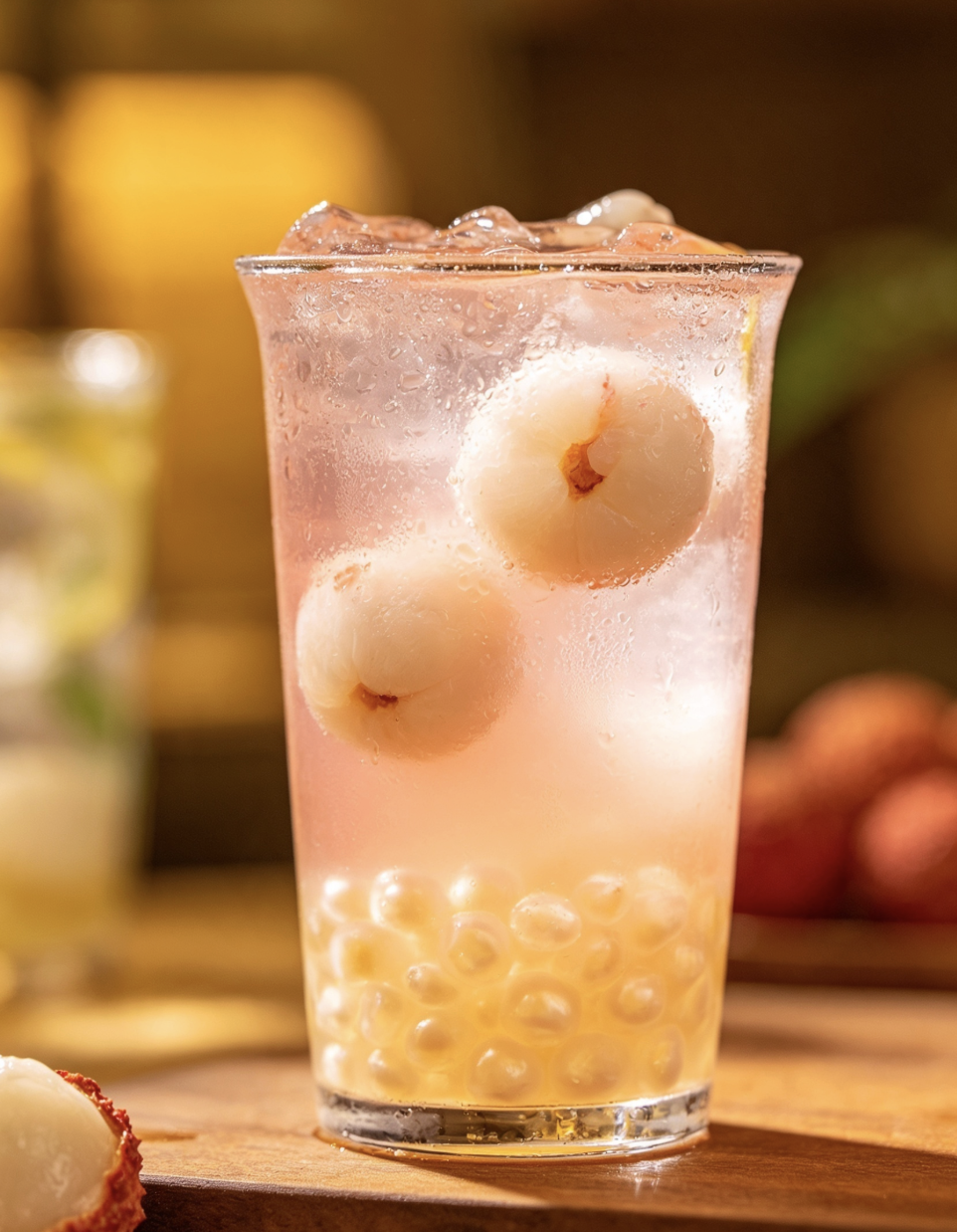 Lychee Lemonade with Nata (Tall)
