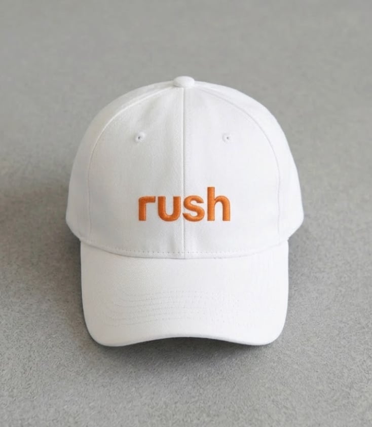 Rush White Cap