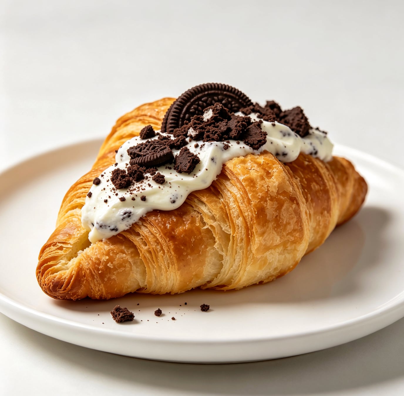 Cookies and Cream Cheese Croissant