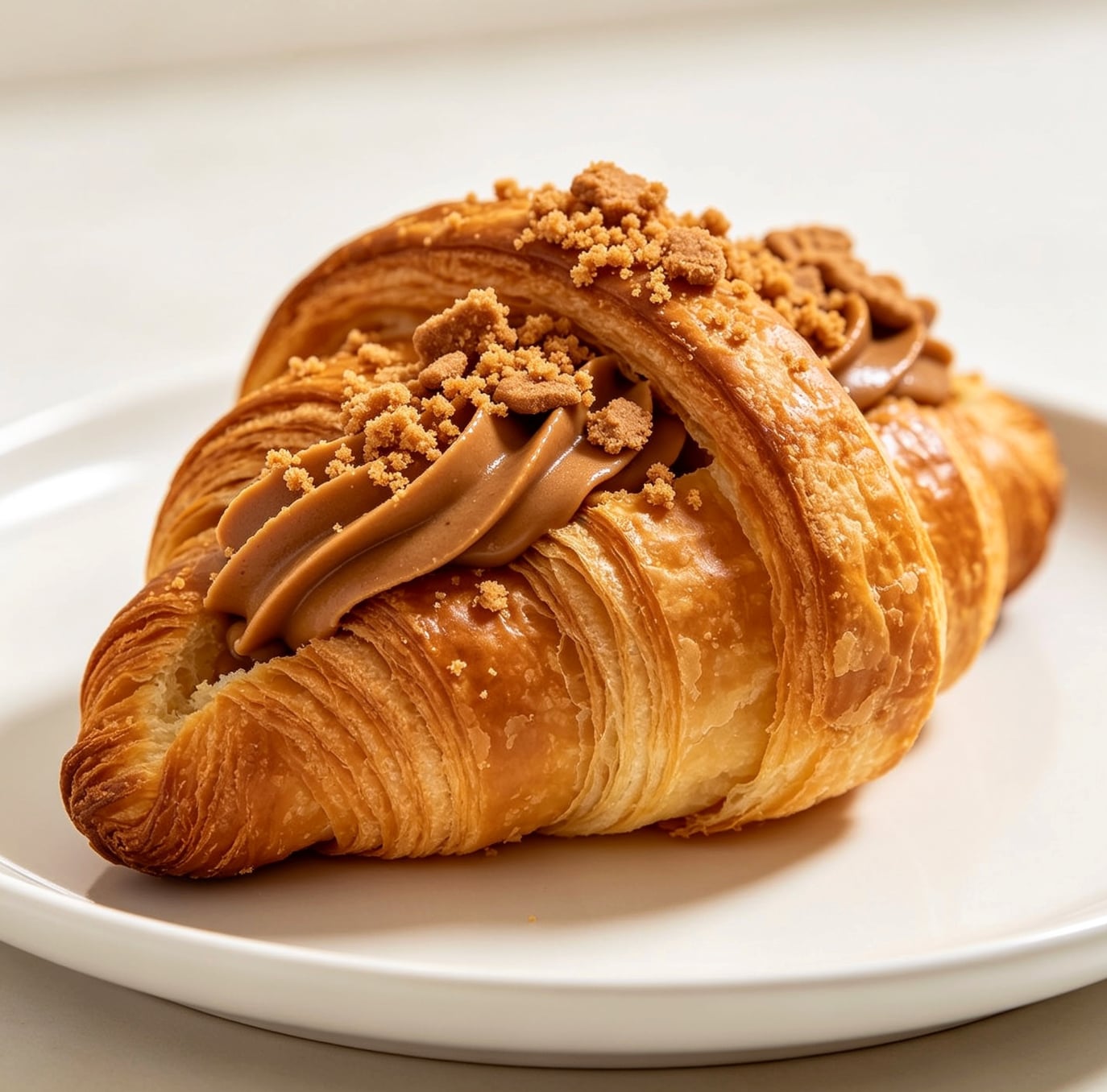 Triple Biscoff Croissant